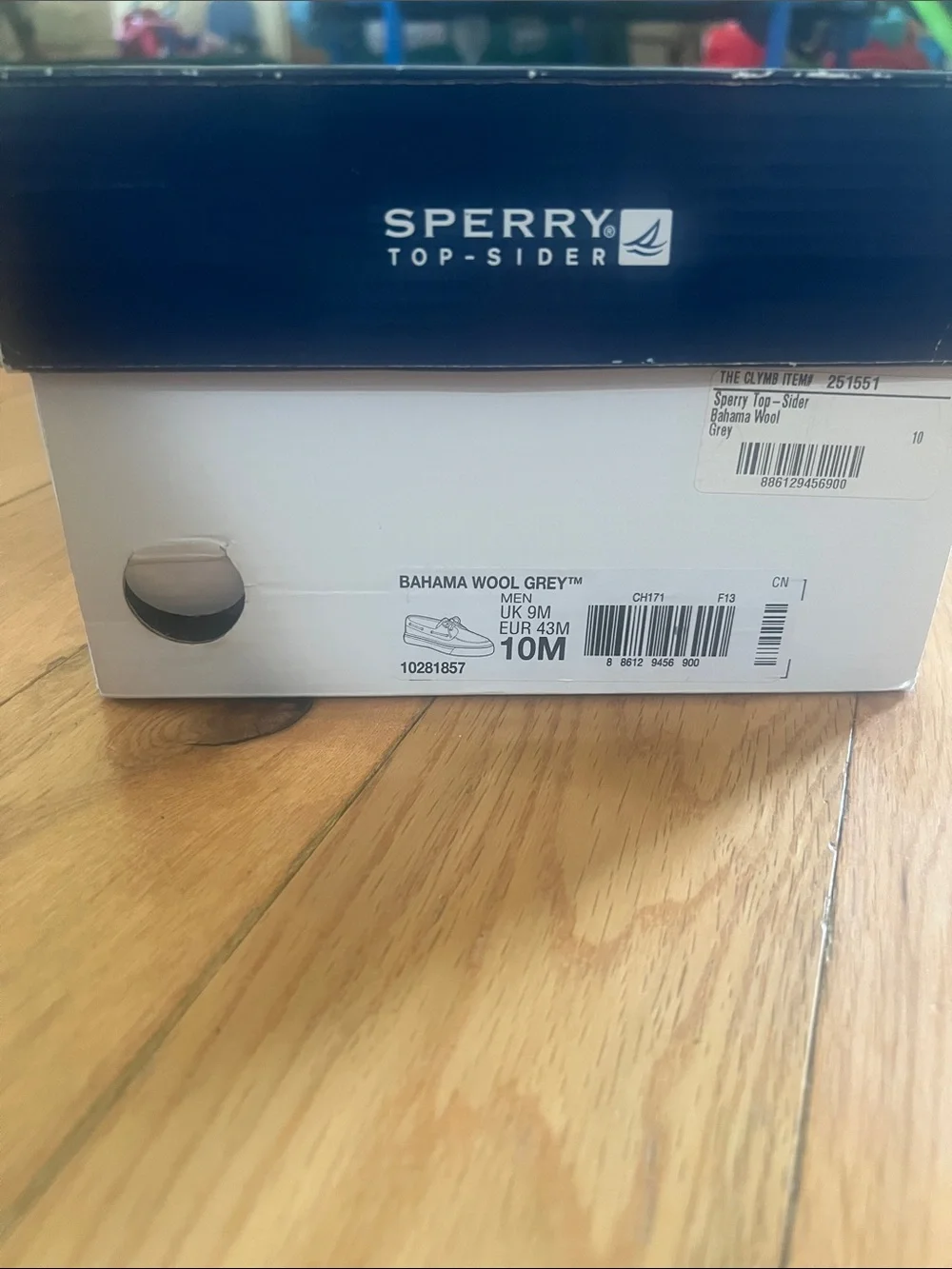 Sperry Men’s Bahama Wool Grey Boat Shoes